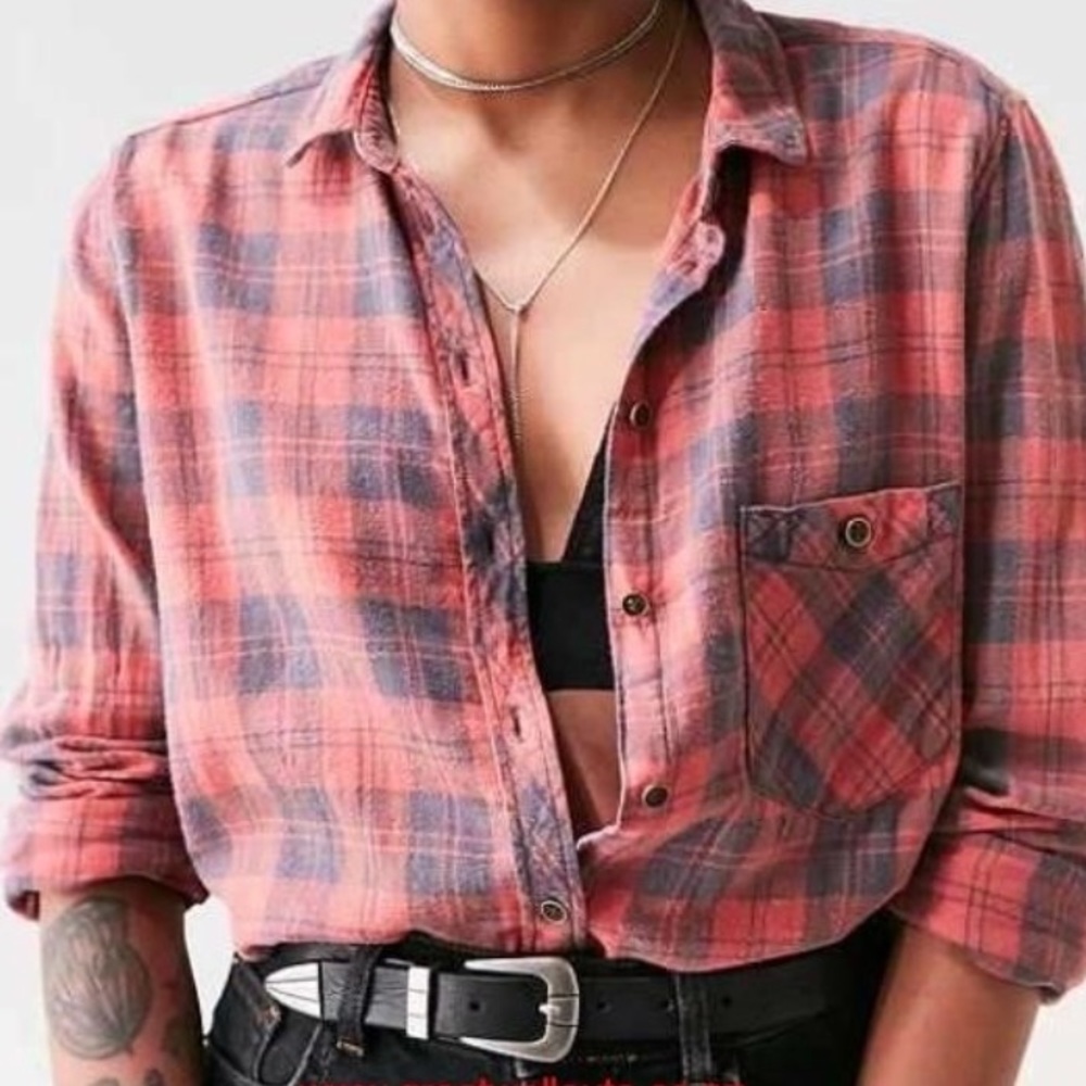 BDG NWOT red plaid flannel